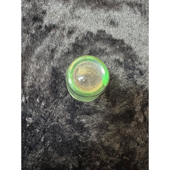 Vintage Green Glass Tumbler With Ribbed Spiral Design Small Vase - Picture 5 of 6